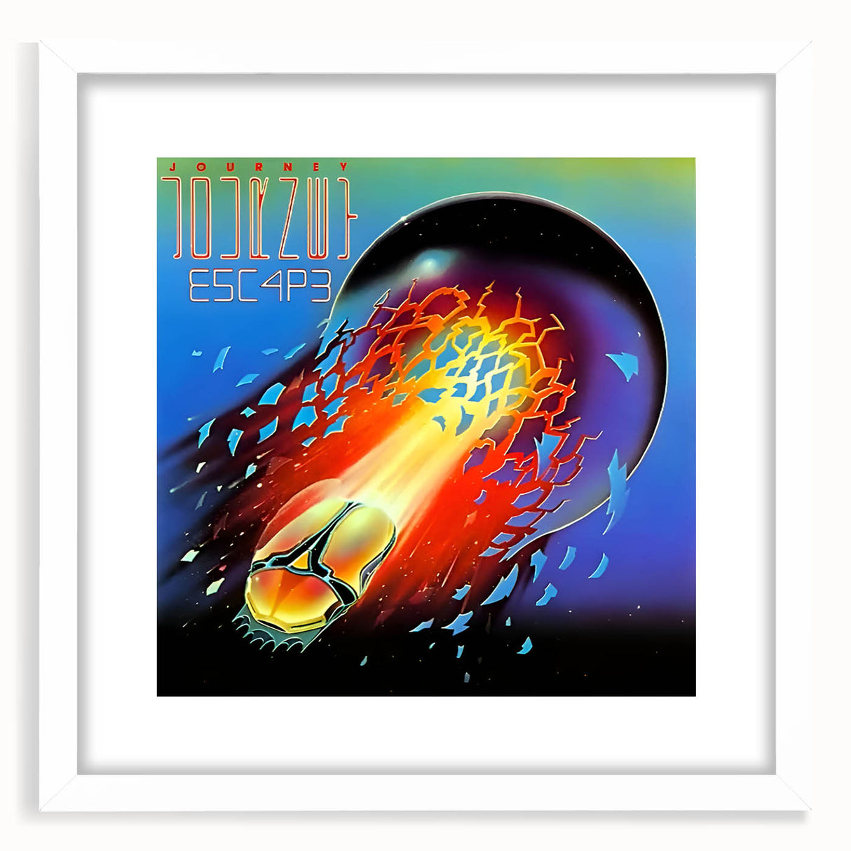 Retro Journey Escape Poster - Vintage Prints for Nostalgic Wall Art