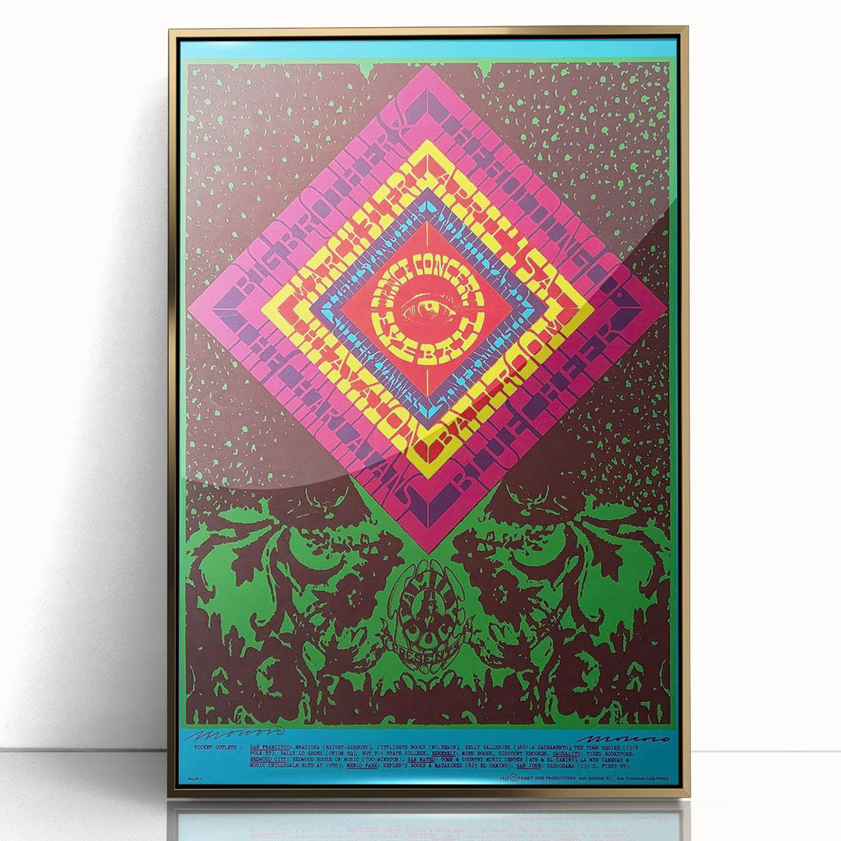 Big Brother and the Holding Company Psychedelic Poster Art