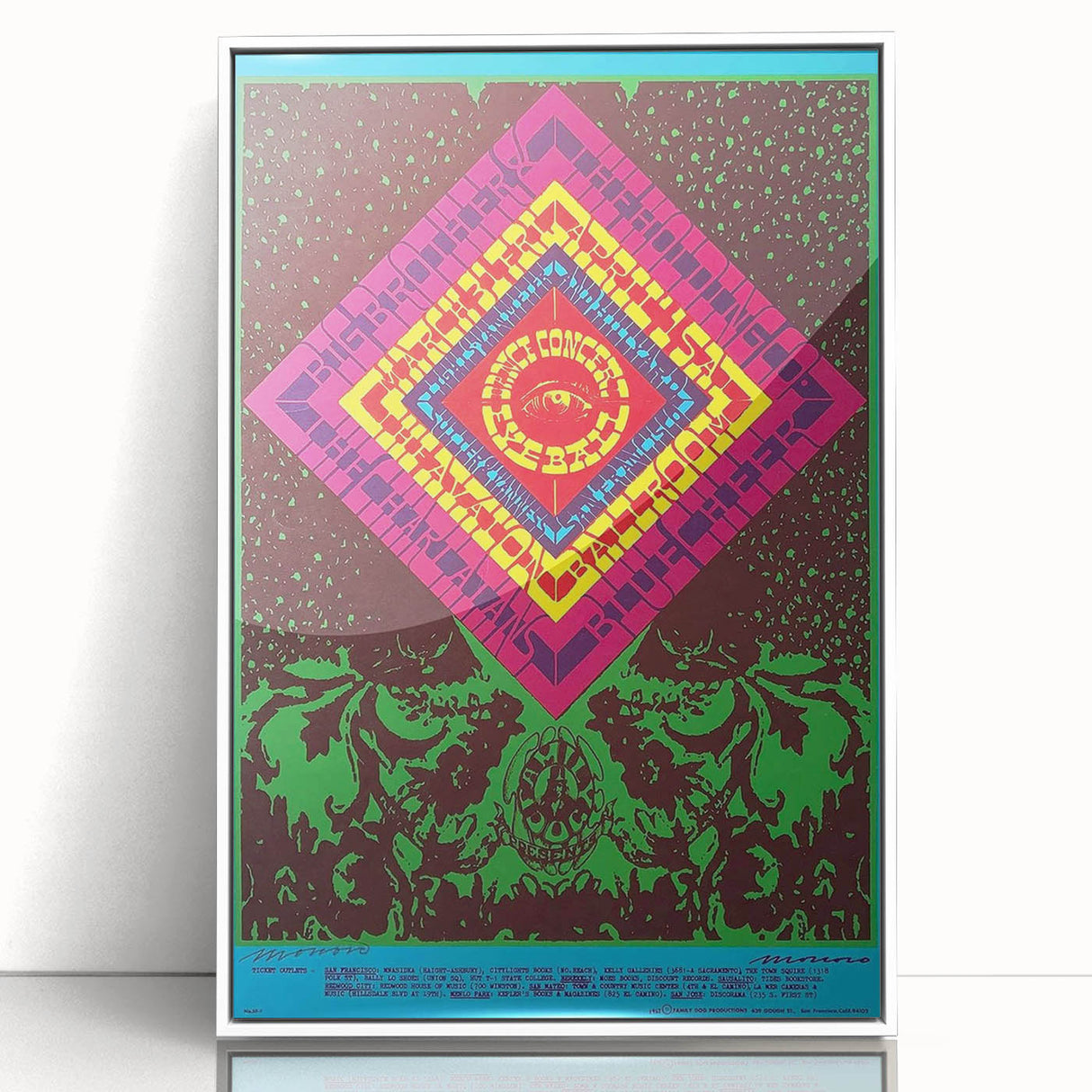 Big Brother and the Holding Company Psychedelic Poster Art