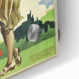 Retro Germany Golf Travel Poster – Vintage Golfing Art