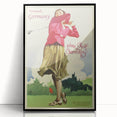 Retro Germany Golf Travel Poster – Vintage Golfing Art