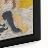 Classical Realism Painting | Woman Putting on Stockings Art Print