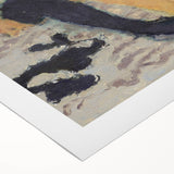 Classical Realism Painting | Woman Putting on Stockings Art Print