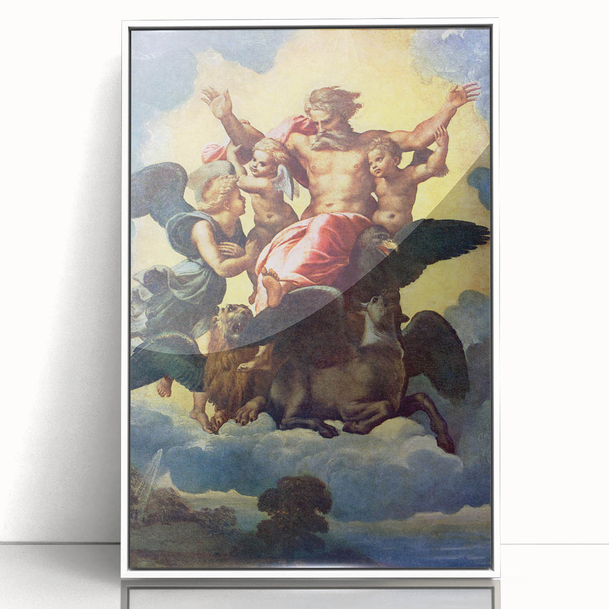 Renaissance Art Prints - Raphael’s Ezekiel’s Vision (1518)