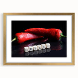 Spicy Red Chilli Art – Bold & Modern Acrylic Kitchen Artwork