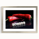 Spicy Red Chilli Art – Bold & Modern Acrylic Kitchen Artwork
