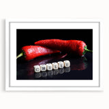 Spicy Red Chilli Art – Bold & Modern Acrylic Kitchen Artwork