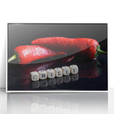 Spicy Red Chilli Art – Bold & Modern Acrylic Kitchen Artwork