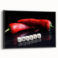 Spicy Red Chilli Art – Bold & Modern Acrylic Kitchen Artwork