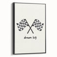 Racing Dream Big Boys Room Wall Art – Kids Wall Art Prints