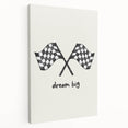 Racing Dream Big Boys Room Wall Art – Kids Wall Art Prints
