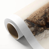 Art Deco poster of Paris scenery in pastel shades on rolled canvas, ideal for nursery wall art.