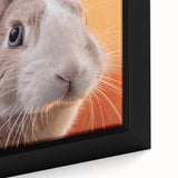 Extra large framed canvas featuring a textured, colorful abstract design with black accents, ideal for living room decor.