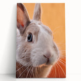 Black and white abstract floral design on stretched canvas, ideal for kitchen wall art or bedroom ambiance.