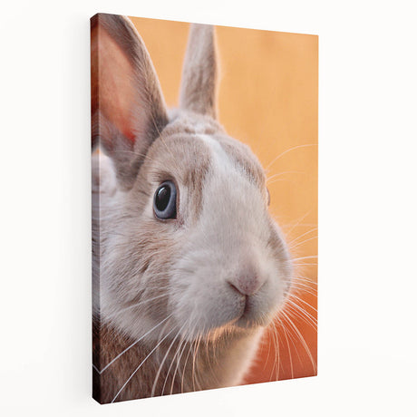 Spring-themed large art on stretched canvas depicting blooming flowers in pastel shades, ideal for kitchen wall art.