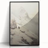 Large abstract wall art featuring swirling white and blue patterns on a black acrylic framed canvas.