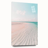 Large abstract wall art in vibrant blue and orange tones on acrylic glass, suitable for bedroom or dining room decor.