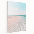 Large abstract canvas art featuring a blend of vibrant summer hues, ideal for kitchen wall decor.
