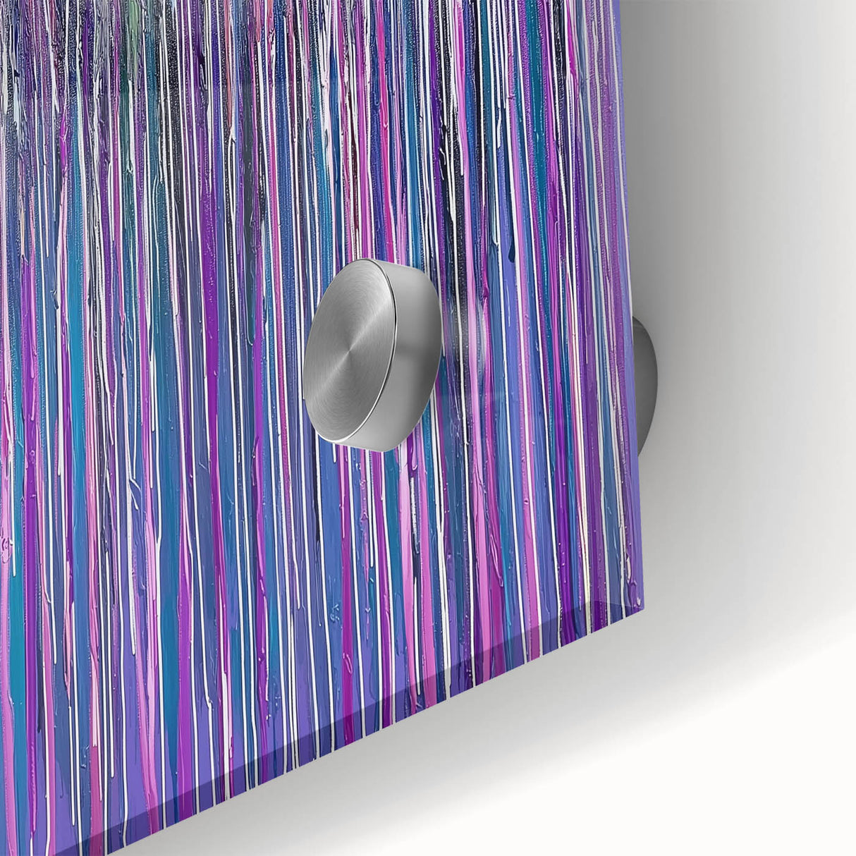 Vibrant Abstract Drip Painting Wall Art - Canvas & Framed Print