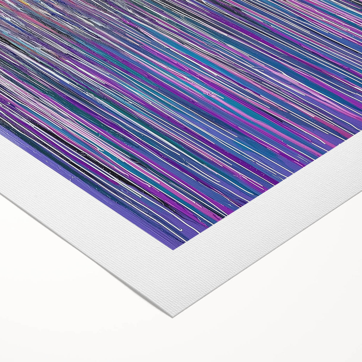 Vibrant Abstract Drip Painting Wall Art - Canvas & Framed Print