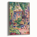 Modern Wall Art - Vibrant Landscape with House | Contemporary Art Print