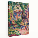 Modern Wall Art - Vibrant Landscape with House | Contemporary Art Print