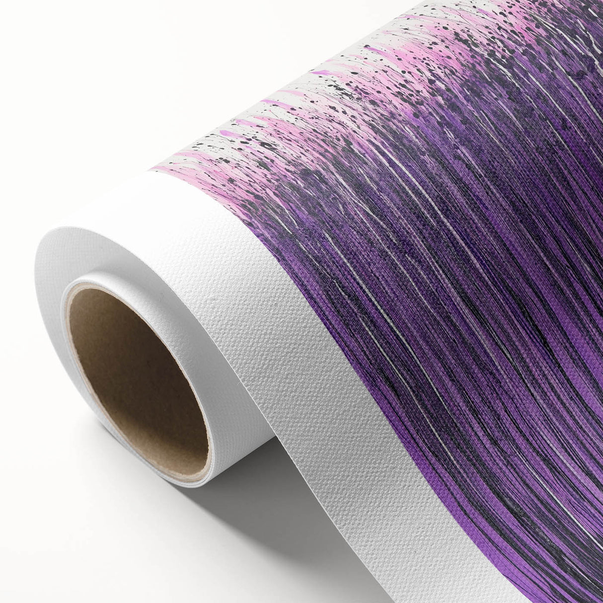 Bold Purple Drip Abstract Wall Art - Canvas & Framed Print