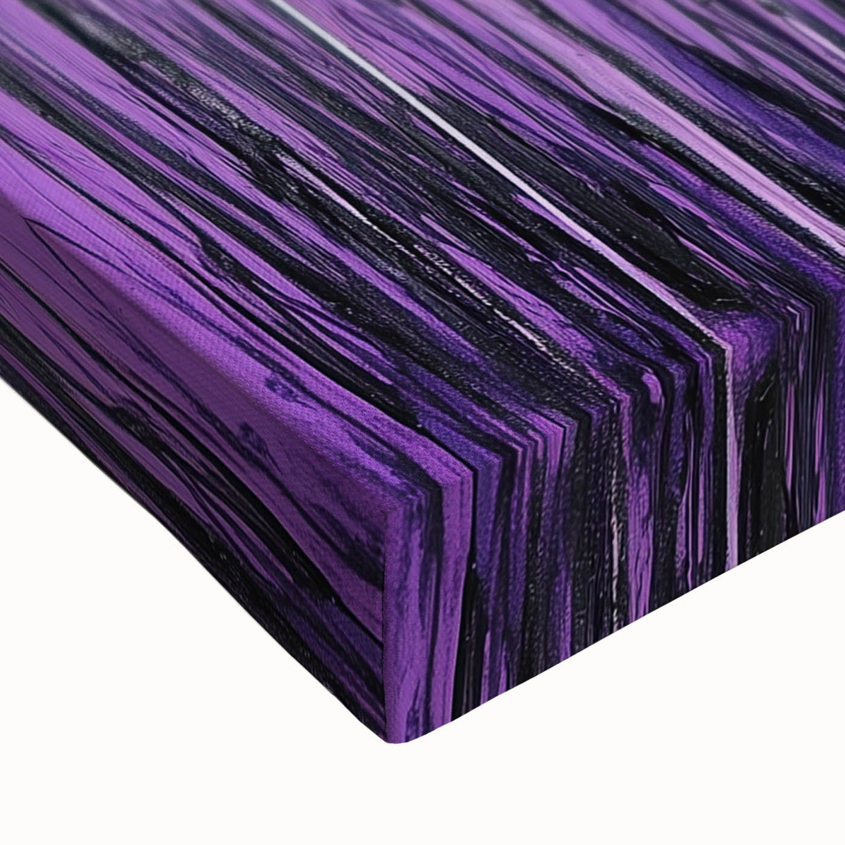 Bold Purple Drip Abstract Wall Art - Canvas & Framed Print