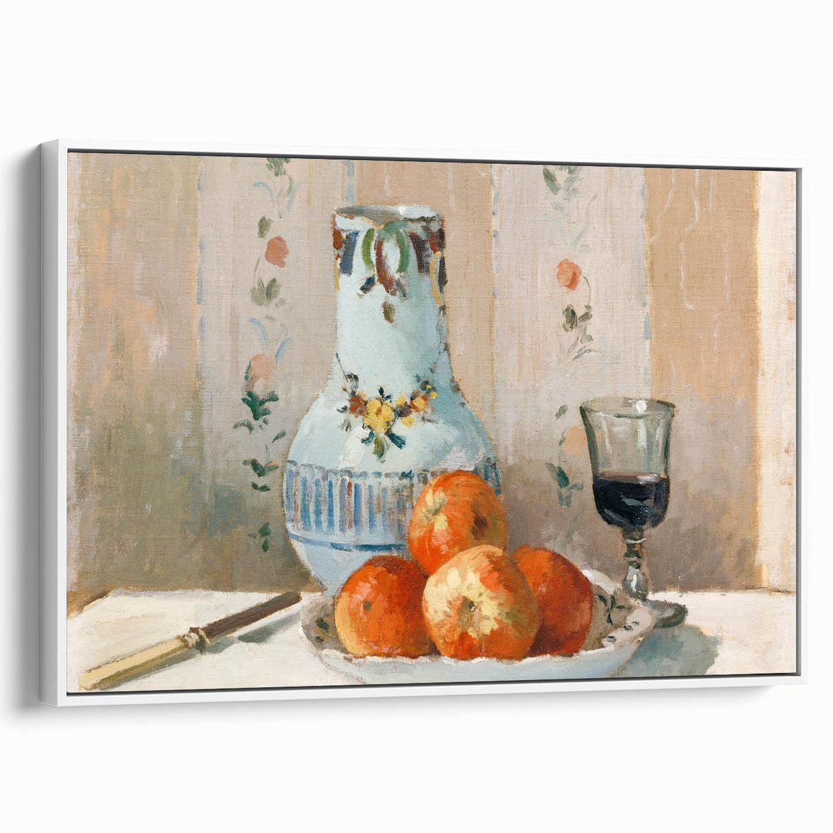 Impressionist Landscape - River and Trees Wall Art Print