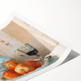 Impressionist Landscape - River and Trees Wall Art Print