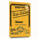 Van Halen 1974 First Orange County Appearance Poster - Retro Art