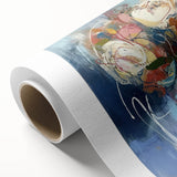 Abstract Floral Vase Wall Art - Modern Canvas & Framed Print