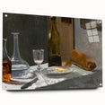 Claude Monet Still Life - Bottle and Bread Impressionist Wall Art