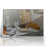Claude Monet Still Life - Bottle and Bread Impressionist Wall Art