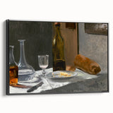 Claude Monet Still Life - Bottle and Bread Impressionist Wall Art