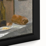 Claude Monet Still Life - Bottle and Bread Impressionist Wall Art