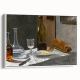 Claude Monet Still Life - Bottle and Bread Impressionist Wall Art