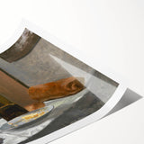 Claude Monet Still Life - Bottle and Bread Impressionist Wall Art