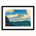Modern Wall Art - Sailboat and Sea Breeze - Contemporary Ocean Scene