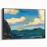 Modern Wall Art - Sailboat and Sea Breeze - Contemporary Ocean Scene
