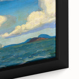 Modern Wall Art - Sailboat and Sea Breeze - Contemporary Ocean Scene
