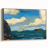 Modern Wall Art - Sailboat and Sea Breeze - Contemporary Ocean Scene