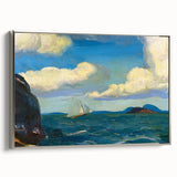 Modern Wall Art - Sailboat and Sea Breeze - Contemporary Ocean Scene