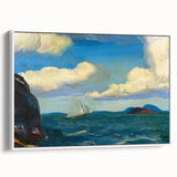Modern Wall Art - Sailboat and Sea Breeze - Contemporary Ocean Scene