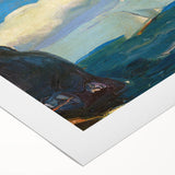 Modern Wall Art - Sailboat and Sea Breeze - Contemporary Ocean Scene