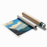 Modern Wall Art - Sailboat and Sea Breeze - Contemporary Ocean Scene