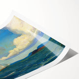 Modern Wall Art - Sailboat and Sea Breeze - Contemporary Ocean Scene