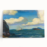 Modern Wall Art - Sailboat and Sea Breeze - Contemporary Ocean Scene