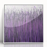 Bold Purple Drip Abstract Wall Art - Canvas & Framed Print