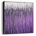 Bold Purple Drip Abstract Wall Art - Canvas & Framed Print